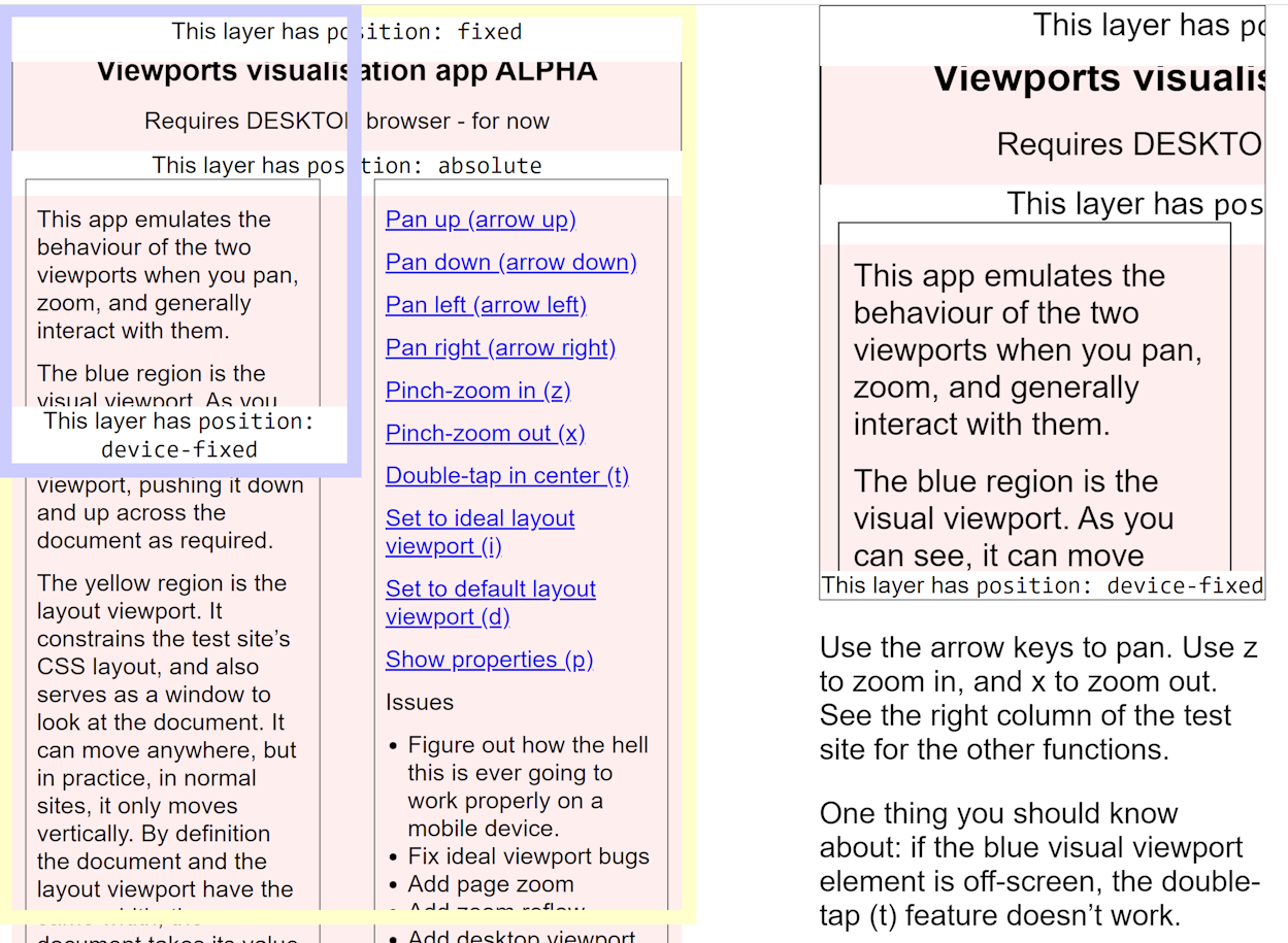 screen shot of viewport visulalization app