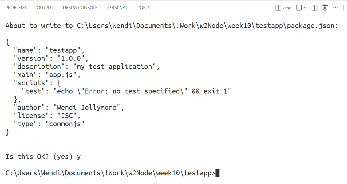 json data with your app settings